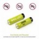 ELZO Pack 8 Pilas Recargables AA Ni-MH, 1.2V/2800mAh Baterías Recargables para los Equipos Domésticos con Estuches de Almacen