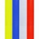 Paquete de 2 rollos de cinta adhesiva reflectante, de color amarillo fluorescente, ideal como cinta de seguridad, tamaño de 3