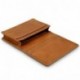 kalibri Tarjetero para Tarjetas de Visita - Billetera con Capacidad para Tarjetas y Dinero en Efectivo - Cartera de Piel auté