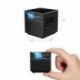 ExquizOn Proyector de Bolsillo Proyector DLP S6 WiFi Video 1080P Full HD Mini Cube Proyector Portátil Cine en Casa Entrada de