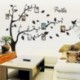 Alicemall Pegatinas de Pared Etiquetas Engomadas PVC Árbol con Hojas y Marcos de Fotos PVC Adhesivas Decorativos para Pared 