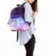 Mochilas Escolares Mujer, WAWJ Galaxia Infantiles para Niña Casual Lona Juveniles Mochilas Escolares Niño Estilo-1 