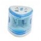 Gazechimp Afilador de Lápices Eletric Sacapuntas Eléctricos Automáticos con 2 orificios de Plàstico - Azul