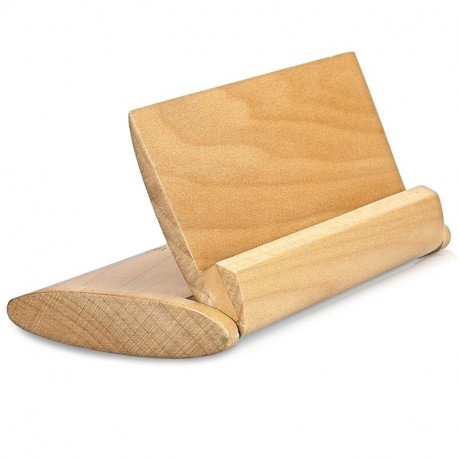 kalibri Tarjetero de Madera para Tarjetas de Visita - Soporte de sobremesa para Tarjeta de Contacto - Estuche de Madera de Ar