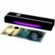 Comprobador de billetes portátil, UV, detecta polímero y billetes forjados 2 Note Checkers