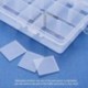 Benecreat -Pack de 4 Organizadores de joyas con separadores, contenedor para guardar cuentas de plástico transparente y ajust