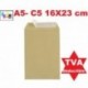 Majuscule-enveloppes Kraft 90g 16x23 Bandes Detachables Ab - Paquet De 50 REF UGPOC5