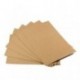 Papel kraft, 50 hojas, DIN A4, cartón natural, alta calidad, marrón natural, cartón kraft de 170 g