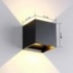 12W LED Apliques De Pared Modernos En Acero, Lamparas Exterior Impermeable IP65 Lamparas para Dormitorios, Salon, Comedor Jar