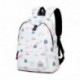 Joymoze Moderna Mochila de Ocio para Niñas Mochila Escolar para Adolescentes Mochila Bolso Estampado para Mujer Flamingos