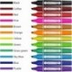 Hiveseen 12 Colores Rotuladores Marcador Permanente, Indelebles y Resistentes al Agua, Punta Fina/Cincel, para Pintar Tazas, 