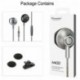 FusionTech M420 Auriculares In-Ear Auriculares con Micrófono para Teléfono