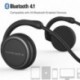 KAMTRON Auriculares Inalámbricos Bluetooth 4.1, Negro