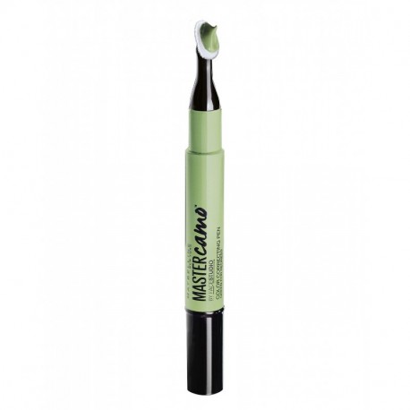 Maybelline New York Corrector Imperfecciones Master Camo Pens Rojeces , Tono 10 Verde