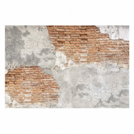 Bilderwelten Fotomural - Shabby brick wall - Mural apaisado papel pintado fotomurales murales pared papel para pared foto 3D 