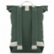 Mochila Enrollable Verde Johnny Urban de Lona de algodón - Bolsa Resistente Hombre y Mujer - Vintage 18-22 litros Mochilas Di