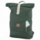 Mochila Enrollable Verde Johnny Urban de Lona de algodón - Bolsa Resistente Hombre y Mujer - Vintage 18-22 litros Mochilas Di