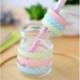 JUNGEN 5 Rollos Washi Tape Arco Iris Lindo Cinta Adhesivas Sticky Washi Cinta Etiquetas engomadas Decorativas para los Libros