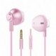 Auriculares In-Ear o Intraurales , con Cable y Micrófono, con Sonido Bajos y con Reducción de Ruido,Compatibles con iPhone, 