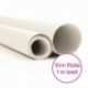Rollo de papel de seda Office Tree de 10 m de largo y 100 cm de ancho - Blanco - Transparente - Cortado como un profesional -