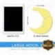 FRETOD Brillante Estrellas y Luna Pegatina de Pared para Dormitorio de Niños - 300 Más Brillante Estrellas - Luminosos Fluore