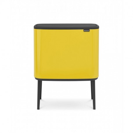 Brabantia Bo Touch Bin Cubo de Basura 36 litros, Amarillo