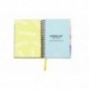 UO ESTUDIO AG17ED - Agenda 2017-2018"Actitud", color azul y rosa