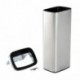 HOMCOM Cubo de Basura Inteligente con Apertura Automática y Hermético de Acero Inoxidable 33x25x84cm