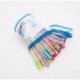 Exerz GL60 Set de 60 esferos de gel de colores en cubeta PVC, esferos con bolígrafo de tinta fina, incluye esferos con tonos 