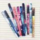 Ai-life 10Pcs 0.5mm Arte Plumas de Gel, 10 Colores Diferentes Cielo estrellado galaxia Bolígrafo colorido de la pluma del gel