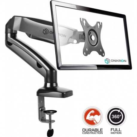 ONKRON Soporte para monitor en escritorio de 13" - 27" pulgadas Brazo articulado PC Monitor LED LCD OLED