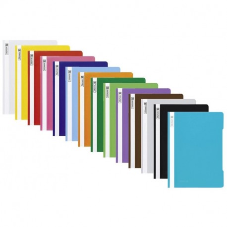 14 carpetas clasificadoras de plástico polipropileno de Brunnen en 13 colores, 14 Farben, 1