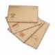 Zhi Jin Lot de 100 enveloppes vintage, motif poste aérienne, lettre enveloppes, coffret cadeau pour poster carte de vœux, de 