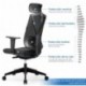 INTEY Silla Ergonómica, Silla de oficina, Silla de Escritorio Con Reposacabezas y Apoyabrazos ajustables, Transpirable, cómod