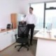 INTEY Silla Ergonómica, Silla de oficina, Silla de Escritorio Con Reposacabezas y Apoyabrazos ajustables, Transpirable, cómod