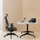 INTEY Silla Ergonómica, Silla de oficina, Silla de Escritorio Con Reposacabezas y Apoyabrazos ajustables, Transpirable, cómod
