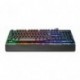Trust Gaming GXT 860 Thura - Teclado Gaming LED Semi mecánico, Color Negro