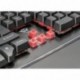 Trust Gaming GXT 860 Thura - Teclado Gaming LED Semi mecánico, Color Negro