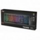 Trust Gaming GXT 860 Thura - Teclado Gaming LED Semi mecánico, Color Negro