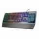 Trust Gaming GXT 860 Thura - Teclado Gaming LED Semi mecánico, Color Negro