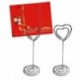 Portanotas de Gespout en forma de corazón con pinza para bodas, 10 unidades Heart-1 talla única