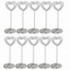 Portanotas de Gespout en forma de corazón con pinza para bodas, 10 unidades Heart-1 talla única