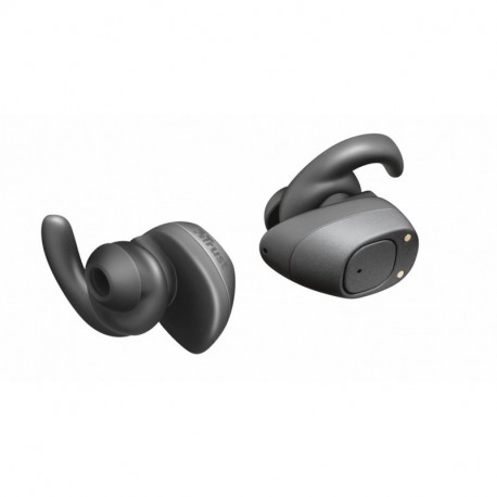 Trust Urban Duet - Auriculares de botón inalámbricos con Bluetooth, Color Negro