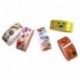 Unicoco 10 Cintas Adhesivas Decorativa Colores Surtidos para DIY Kawaii Cinta de Dibujos Animados