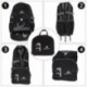 NEEKFOX Mochila Ligera y compacta para Viaje, Excursionismo o Uso Diario, Mochila para Acampar Plegable de 35 L, Mochila Depo