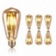 Retro Edison Bombilla, Tronisky E27 Edison Vintage Bombilla de Filamento 4W Antiguo LED Bombilla de Decorativa Cristal Lámpar