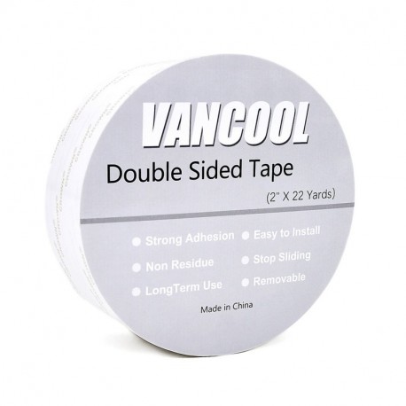 Vancool 20m x 50mm Cintas de doble cara, desmontable