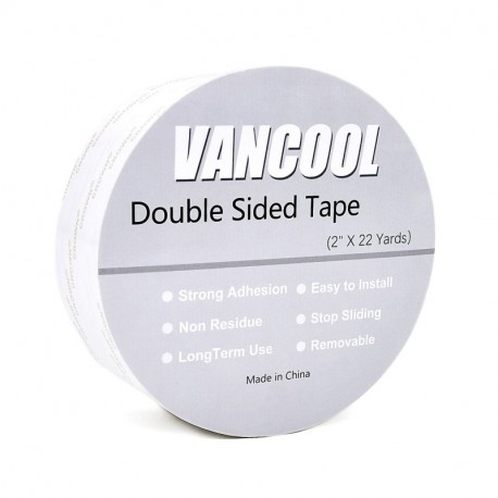 Vancool 20m x 50mm Cintas de doble cara, desmontable