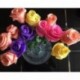gespout Color zerkni ttertes Papel DIY handgemachtes material Flores de papel Papel Stieg telescópico Papel crepé decoración,