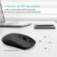 TOPELEK 2.4G Ratón Inalámbrico Slim Delgado,Silencioso Clic,Apto para Empleado de Oficina y Estudiante con 1600 dpi Compatibl
